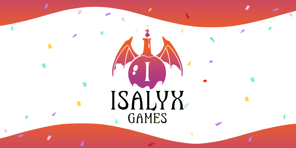 Image représentant le logo d'Isalyx fêtant son premier anniversaire
