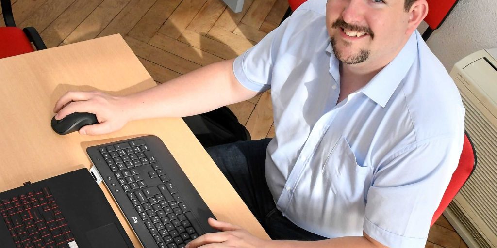 Photo de Yohan Debusscher le fondateur d'Isalyx Games